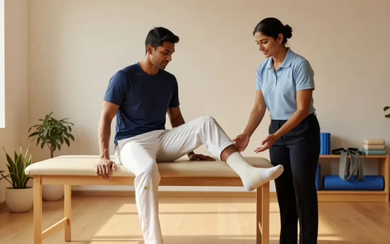 Ankle Sprain Recovery in Cricket: Physio Tips