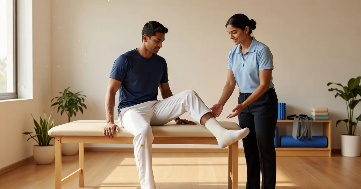 Ankle Sprain Recovery in Cricket: Physio Tips