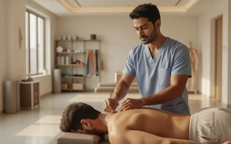 Dry Needling for Neck Pain in Office Workers