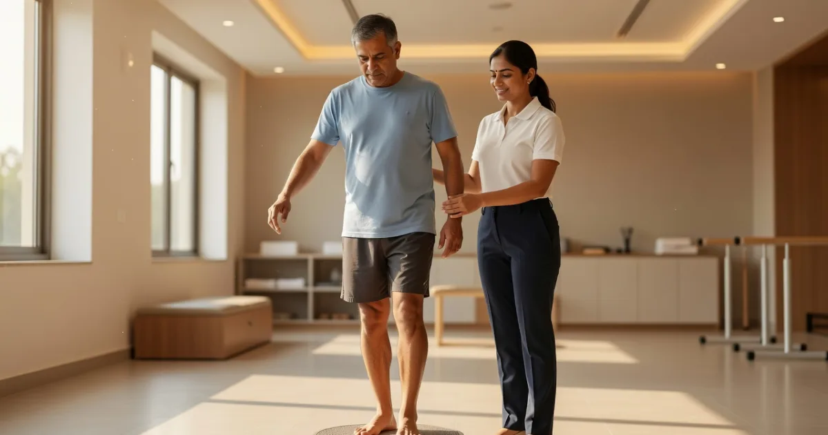 Balance Exercises After Ankle Ligament Surgery