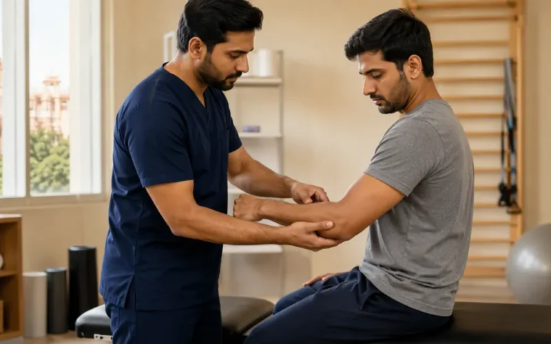 Elbow Pain Laptop Jaipur: Daily Stretches