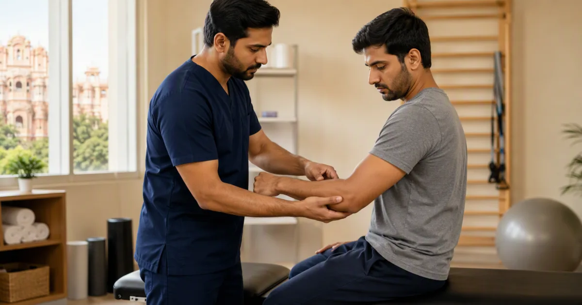 Elbow Pain Laptop Jaipur: Daily Stretches