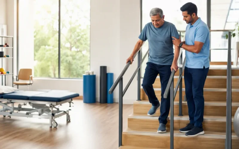 Hip Replacement Stairs Week 4-6 in Jaipur