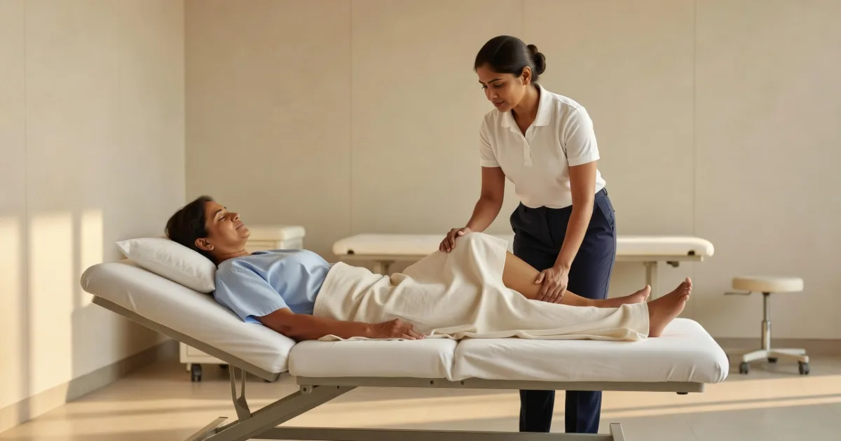 Knee Exercises in Bed After Meniscectomy First Week