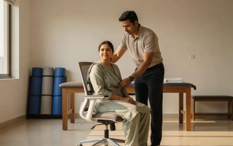 Office Chair Setup for Back Pain in Jaipur