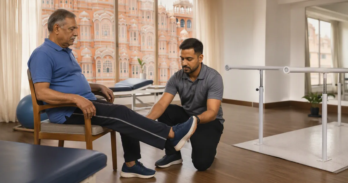 Seated Leg Exercises for Stroke Patients at Home in Jaipur
