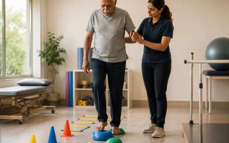 Vertigo Gaze Exercises for Elderly at Home Jaipur