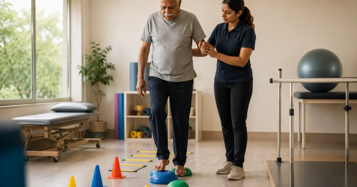 Vertigo Gaze Exercises for Elderly at Home Jaipur