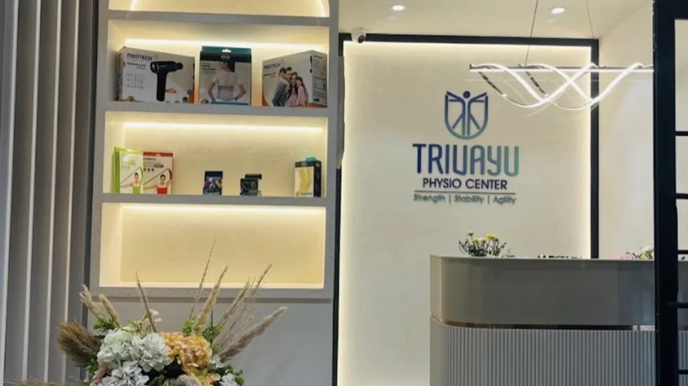 Reception at Trivayu Physio Center in Vaishali Nagar, Jaipur