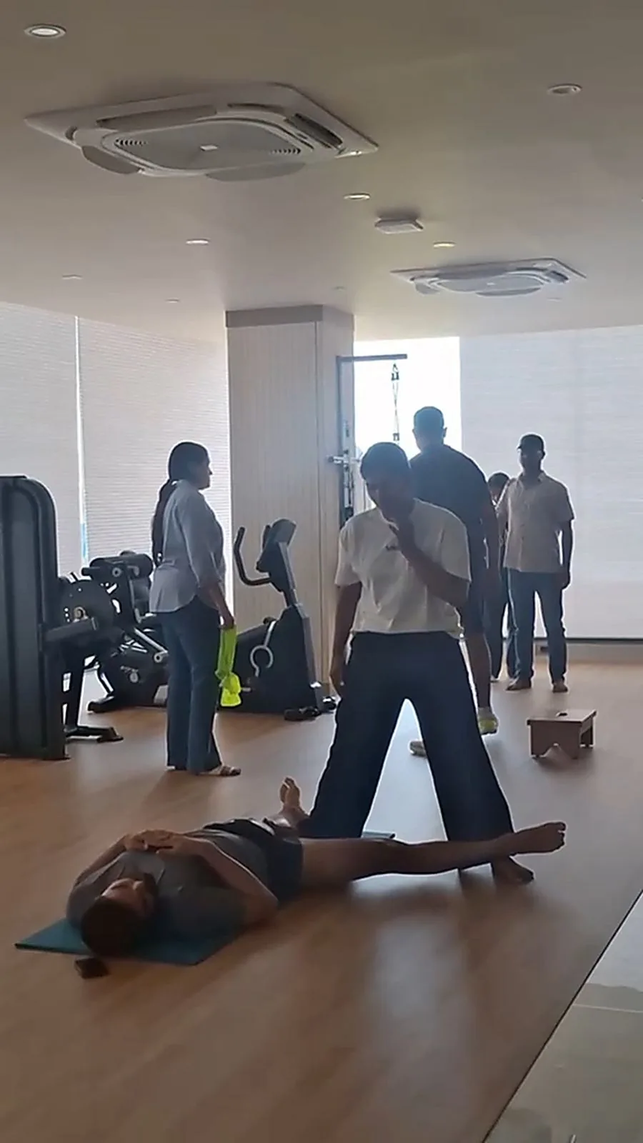 Sports injury rehabilitation session at Trivayu Physio Center, Vaishali Nagar